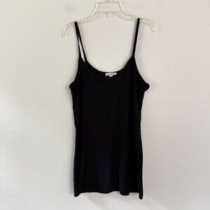standard james perse / classic modal cotton black cami 2 XS